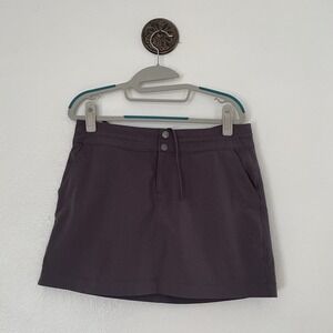 Prana Celesta Skort Women Stretch Skirt with Inner Shorts Plum